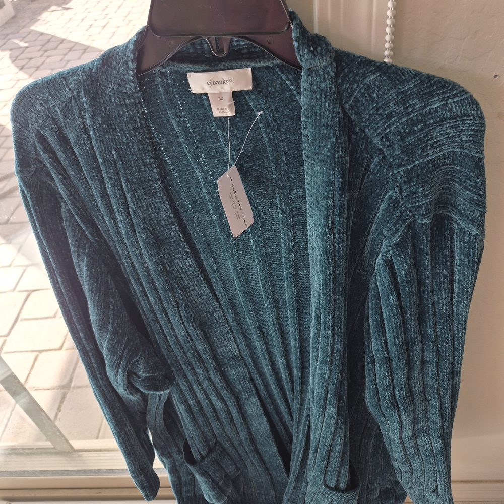 BAMBOO Deep Teal Women's Cardigan